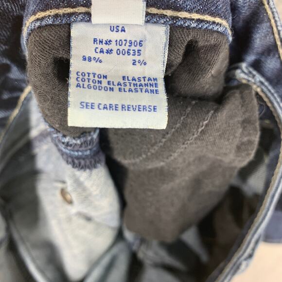 Hudson Womens Jeans Flap Pocket Slim Straight Pants Denim Sz 28 Low Rise - Picture 5 of 16